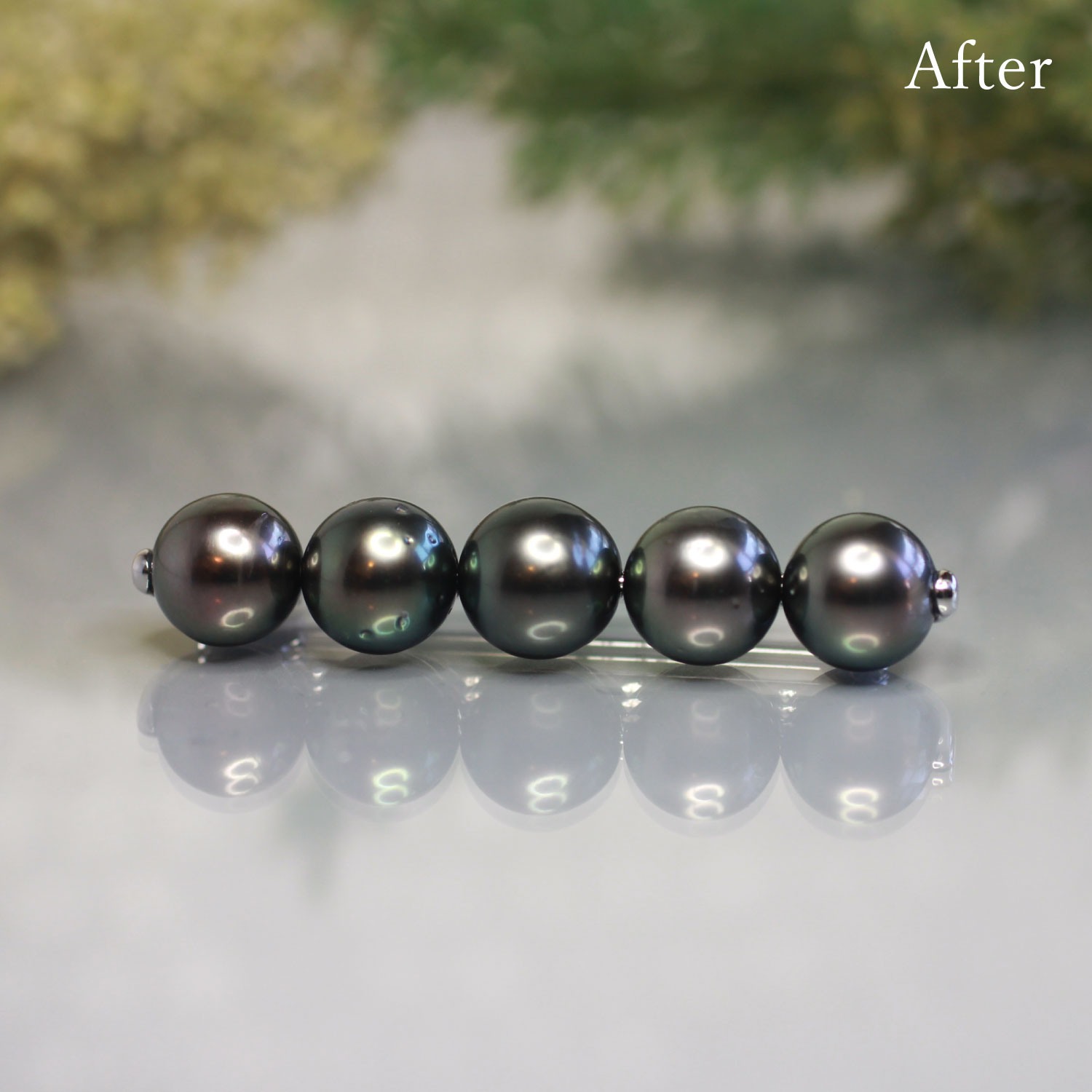 黒真珠ブローチ