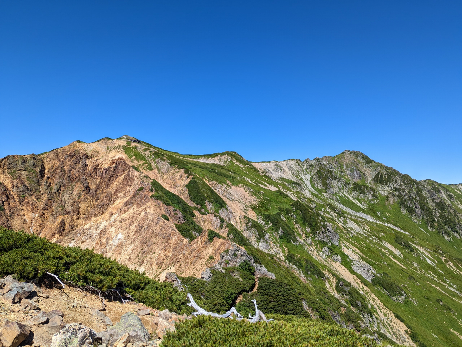 北アルプス　水晶岳