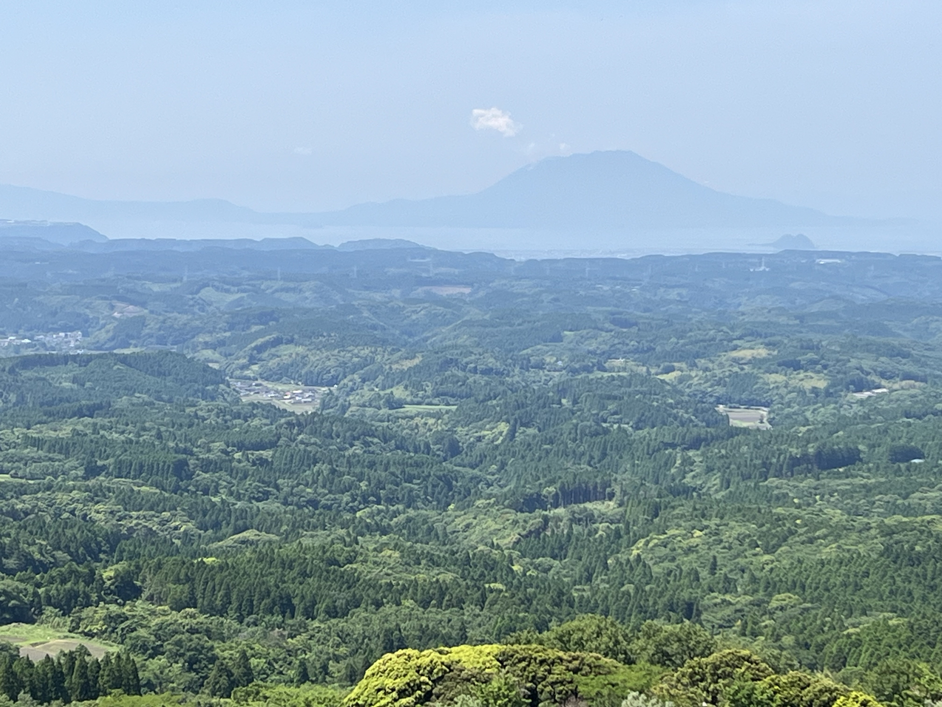 ①霧島からの桜島