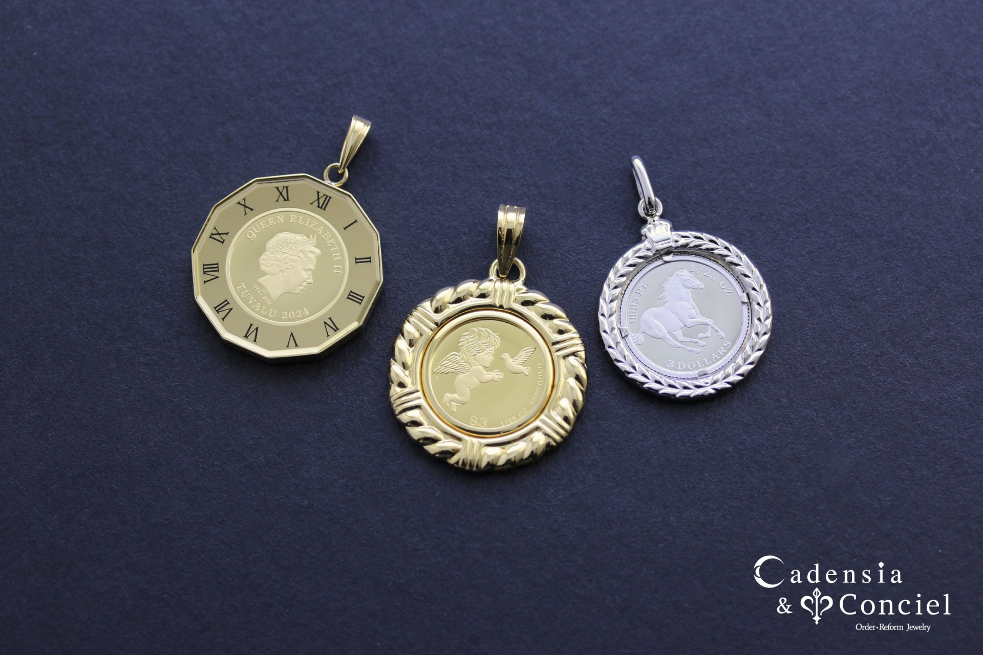 飾らない贅沢を身に着ける… コインペンダント、喜平ネックレスの魅力 | ジュエリーリフォーム、オーダーメイドジュエリー専門店 | カデンシア&コンシェル