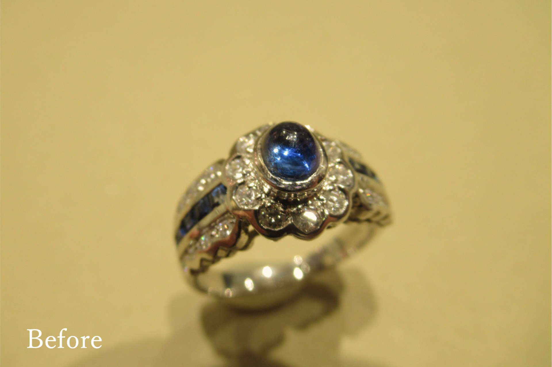 ビフォー画像　滴型ペンダント