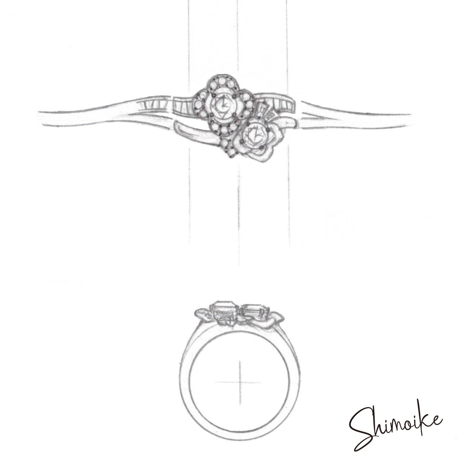 デザイン画　リング