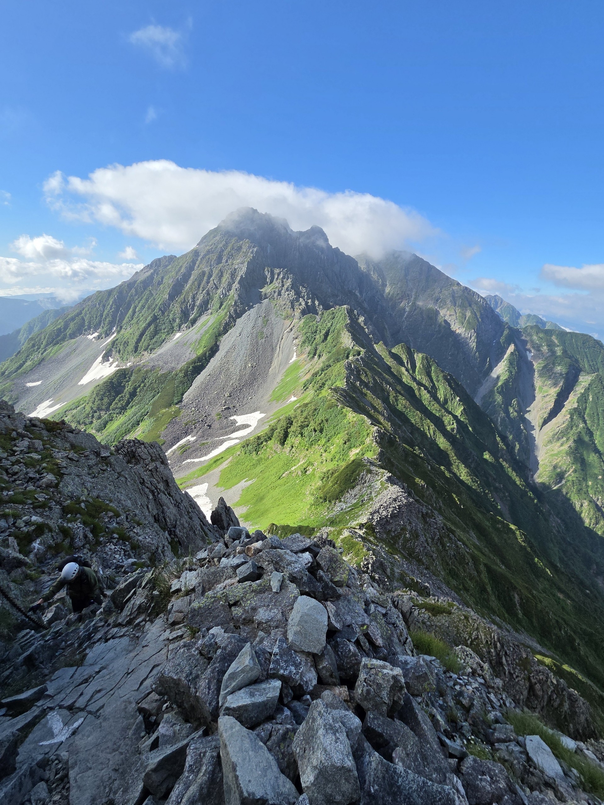 美しい景色の登山ルート